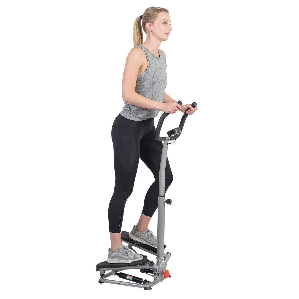 Sunny Health & Fitness Twist Stair Stepper Machine With Handlebar - SF-S020027