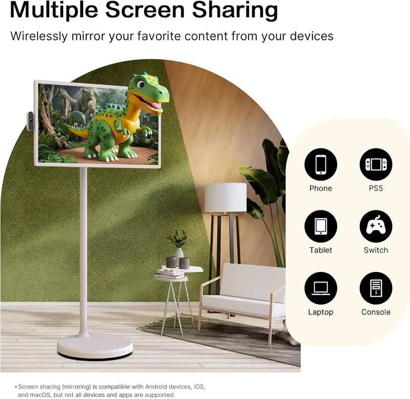 Portable Android 13 Smart TV 32-Inch 1080P Touchscreen - SW3295T
