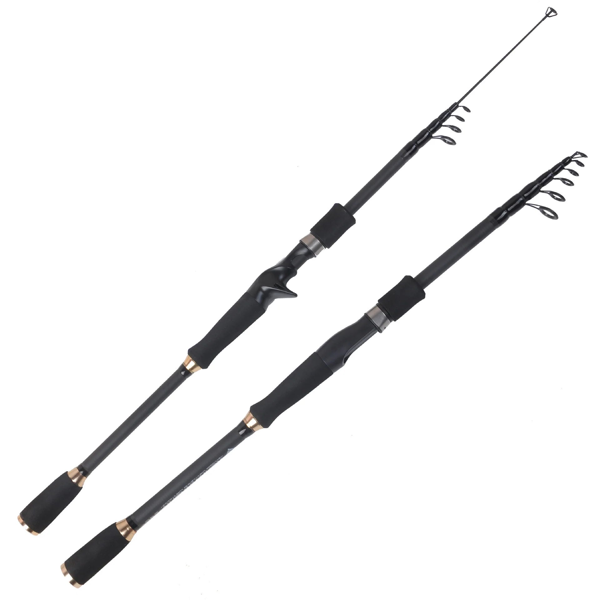 Telescopic Carbon Fishing Rod, 1.8m, 2.1m, 2.4m, 2.7m, 3.0m, 3.3m, 3.6m, Gun-Handle Or Straight-Handle