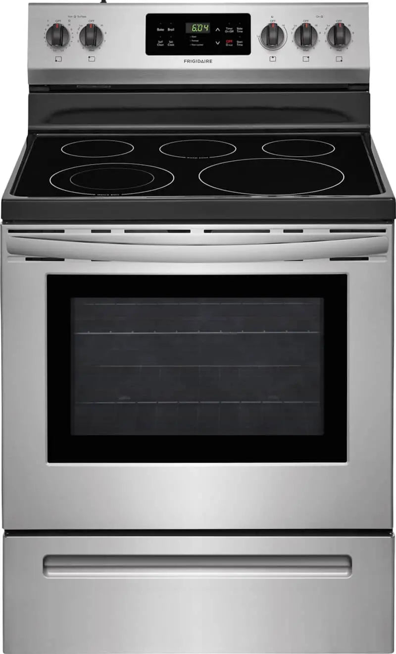 Frigidaire 30in Stainless Steel Electric Range - Freestanding Oven And Cooktop Combo