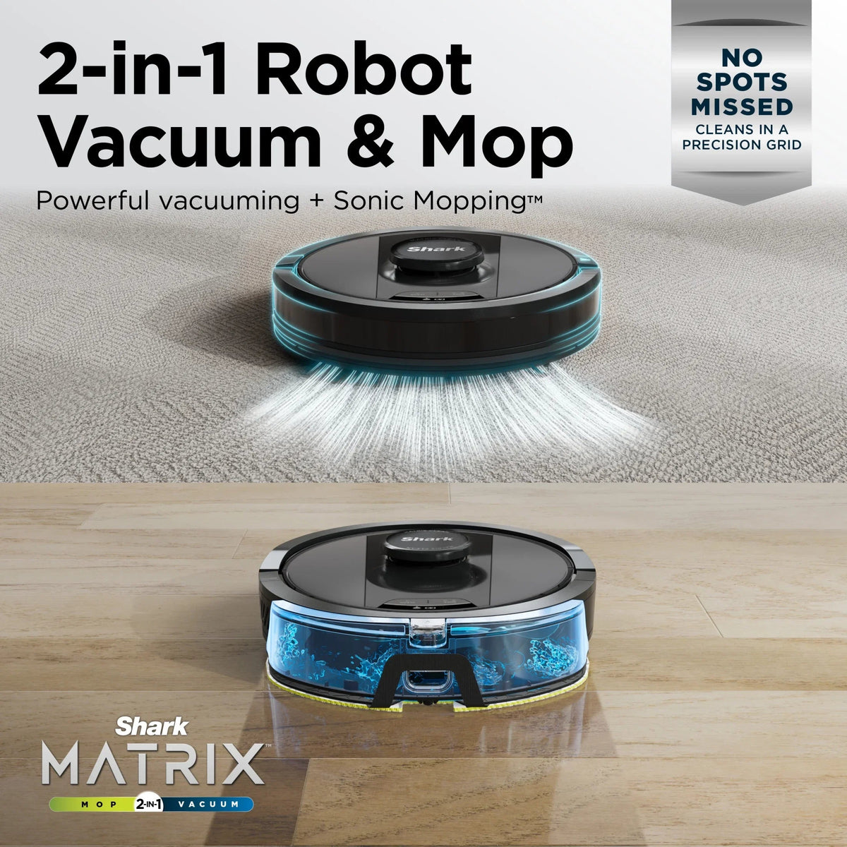 Shark Matrix Robot Vacuum And Mop With Auto-Empty Base - RV2400WS