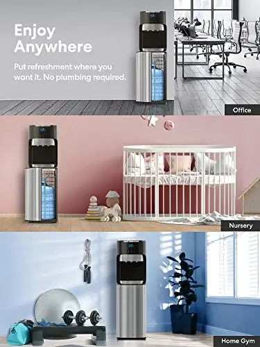 Brio Essential Series Bottom-Loading Water Cooler - Hot, Cold And Ambient Dispenser