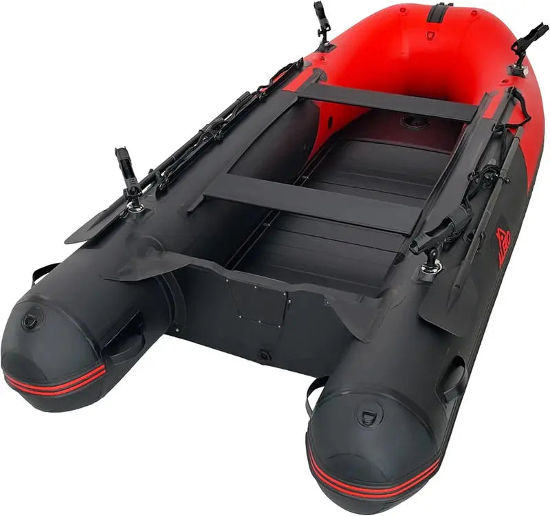 Inflatable Dinghy Tender, 8'5, Red/Black, PVC With Aluminum Floor - BT85RBK