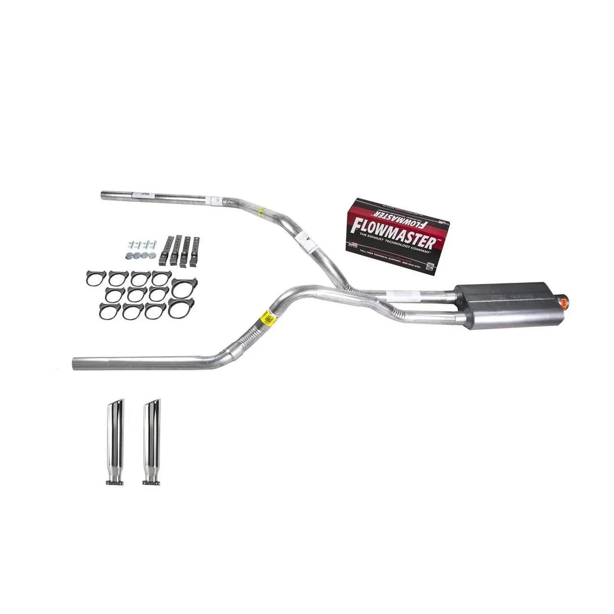 Flowmaster Dual Exhaust System 2.5 Pipe With 50 RC Tip - Silverado 88-95