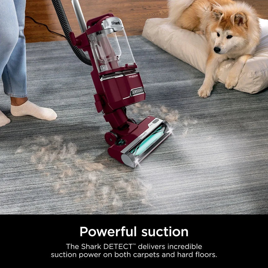 Shark Detect Lift-Away ADV Corded Upright Vacuum With PowerFins Detect And Odor Neutralizer - LA492, Burgundy