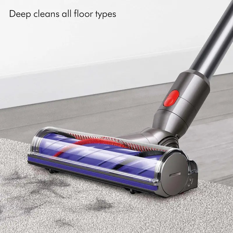 Dyson V8 Cordless Bagless Stick Vacuum Cleaner, Silver/Nickel - SV25