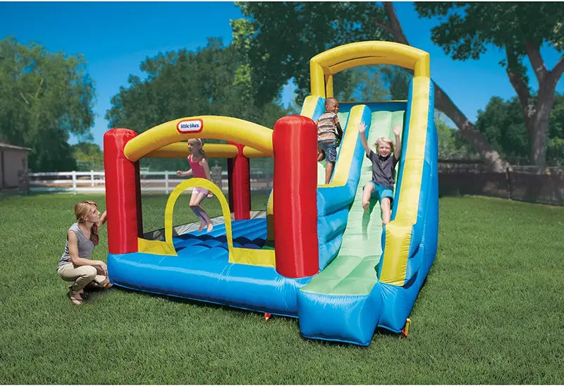 Little Tikes Giant Inflatable Slide & Bouncer - Indoor/Outdoor Play Center