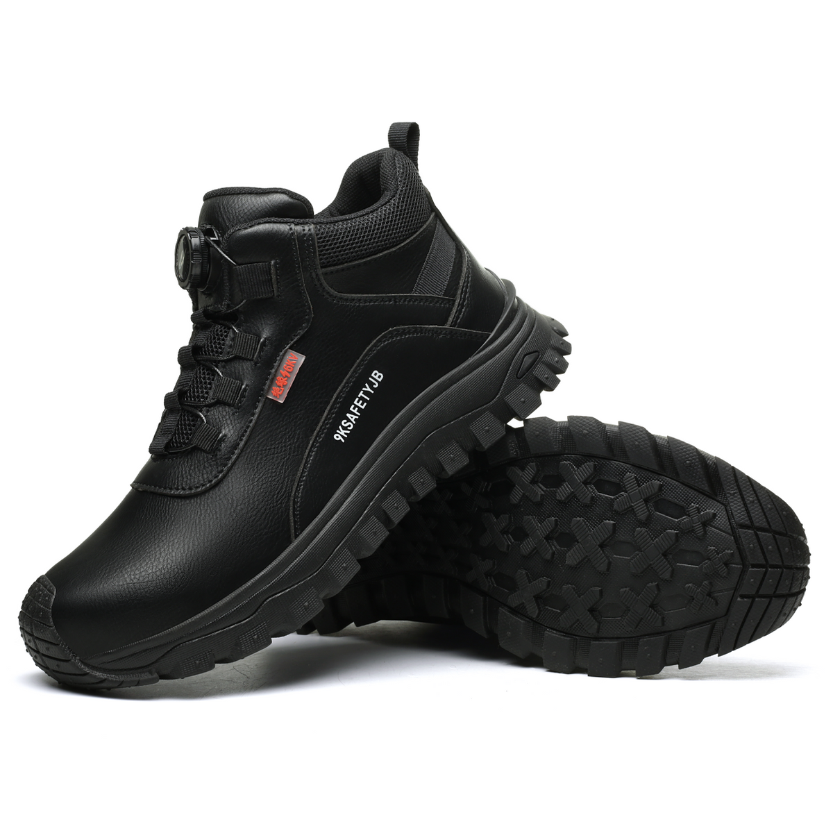 Waterproof & Insulated Steel Toe Shoes with Knob Lacing System