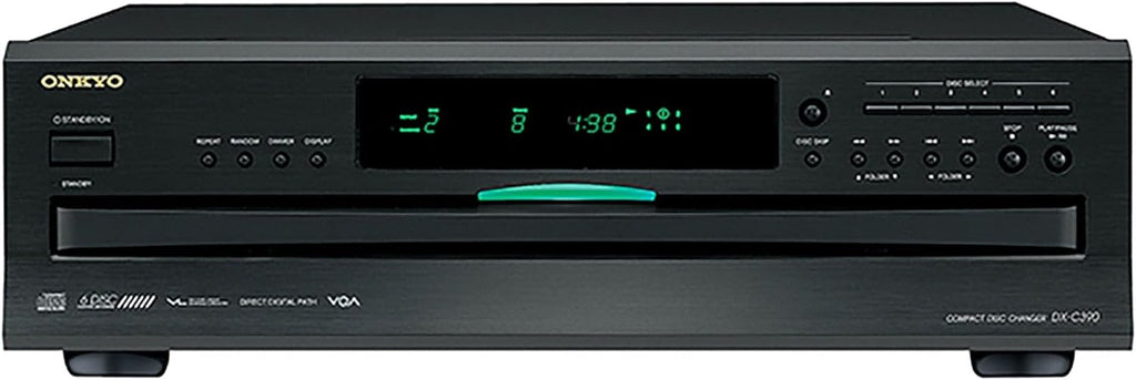 Onkyo 6-Disc CD Changer, Black - DX-C390