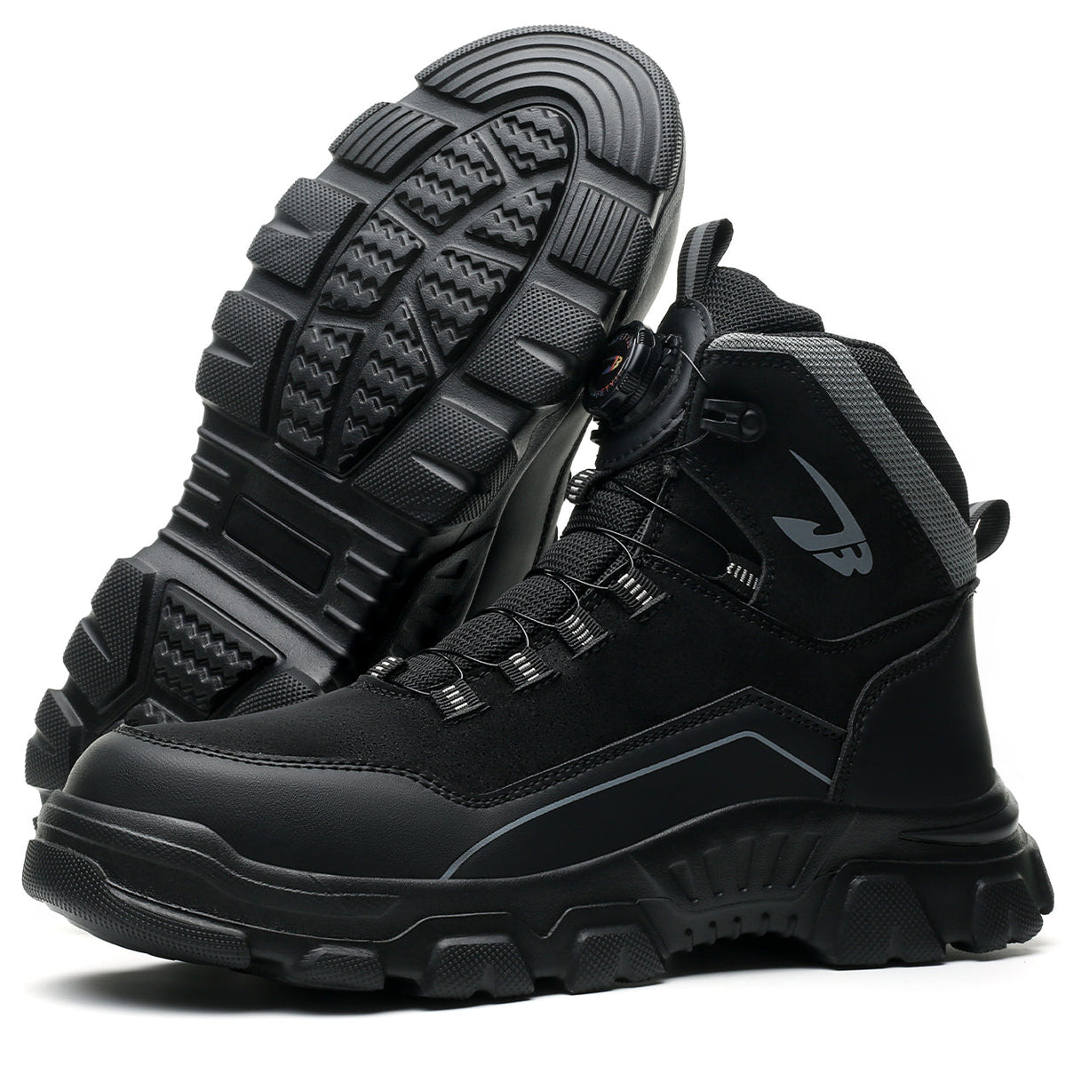 Safety Steel Toe Work Boots with Dials Closure System