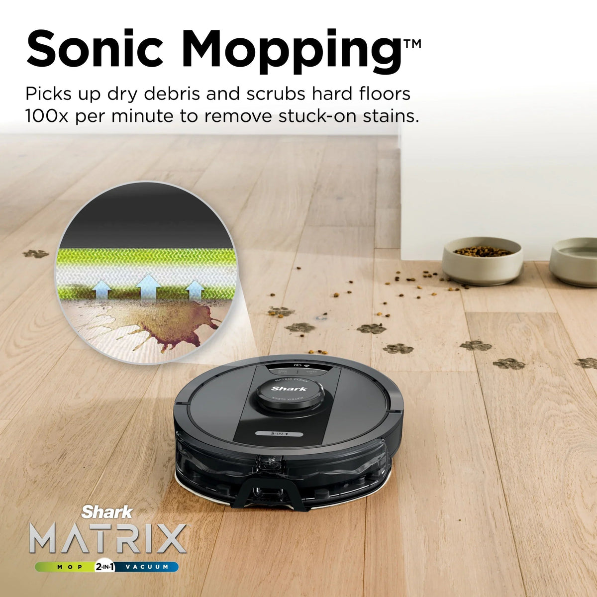 Shark Matrix Robot Vacuum And Mop With Auto-Empty Base - RV2400WS
