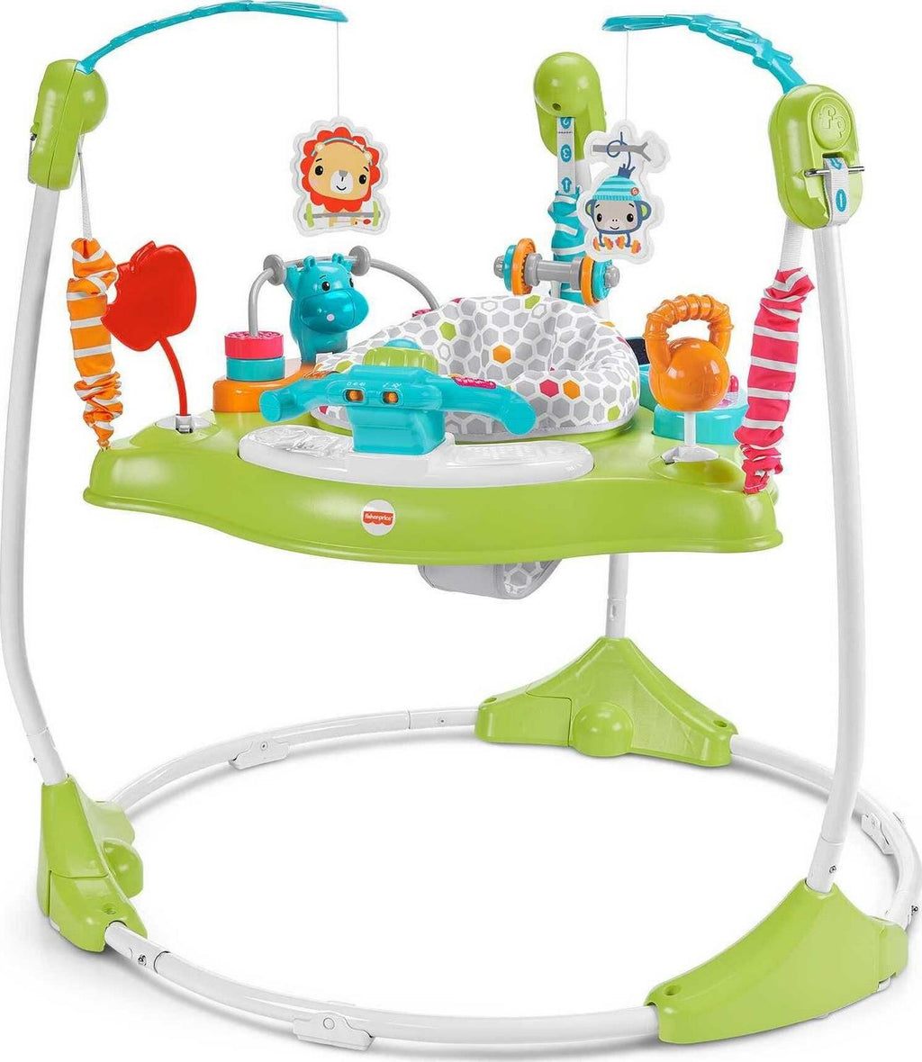 Fisher-Price Fitness Fun Folding Jumperoo Infant Activity Center With Lights And Music - HBM25
