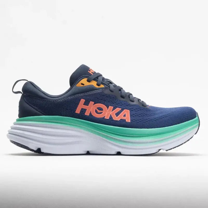 Women's Athletic Sneakers, Outer Space/Bellwether Blue - Bondi 8