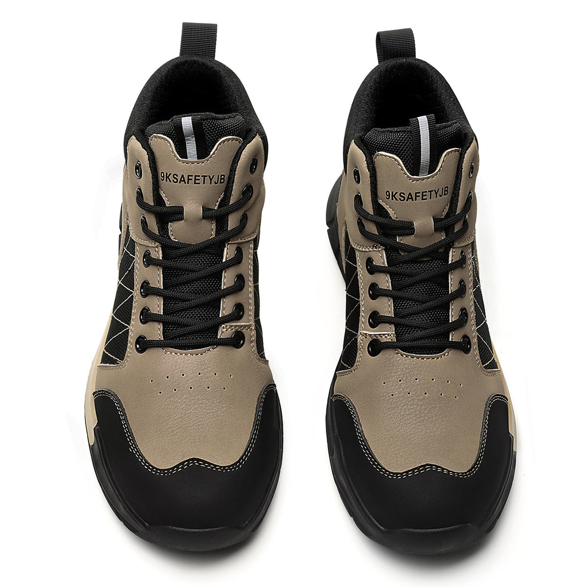 Contrast Color Mid Rise Steel Toe Safety Shoes