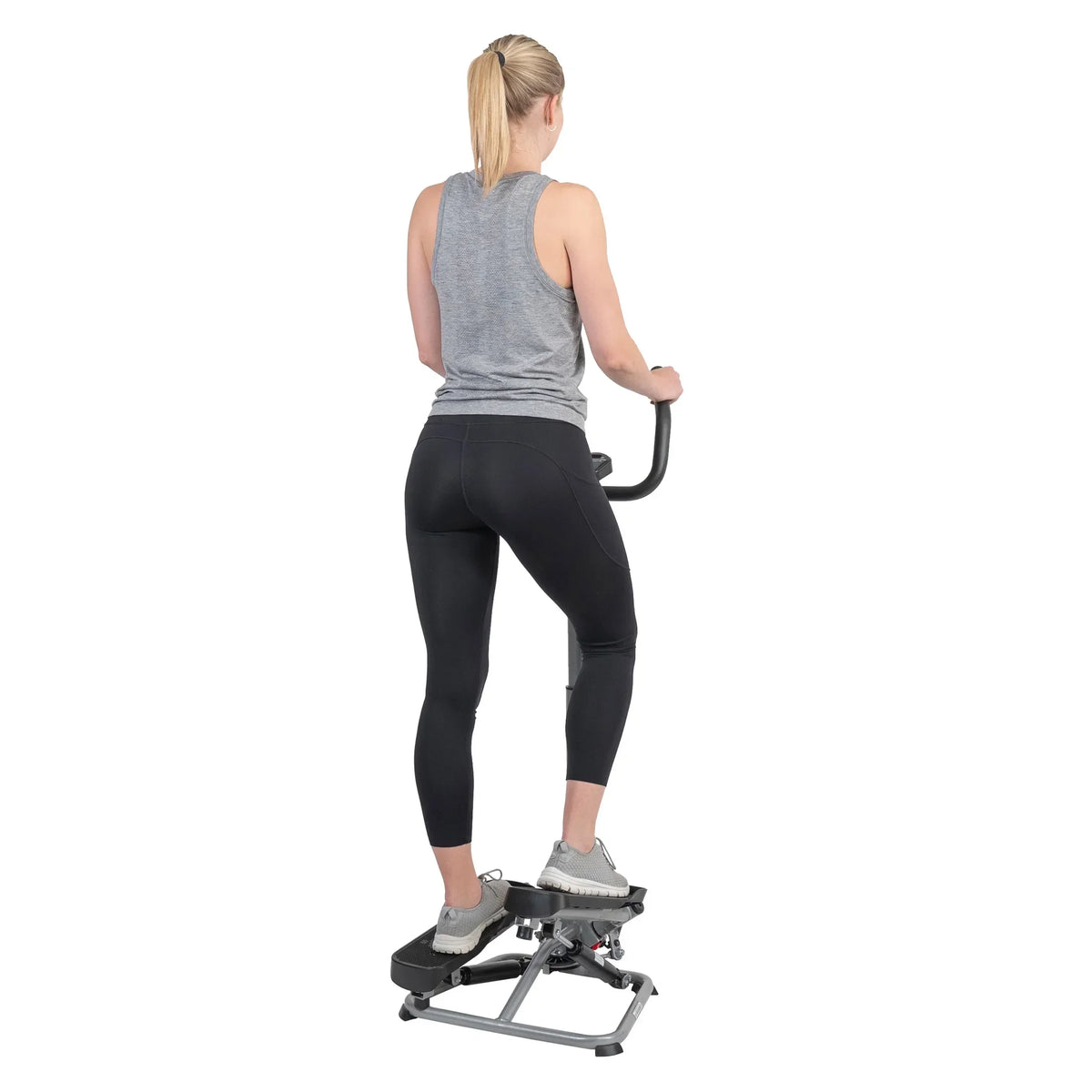 Sunny Health & Fitness Twist Stair Stepper Machine With Handlebar - SF-S020027