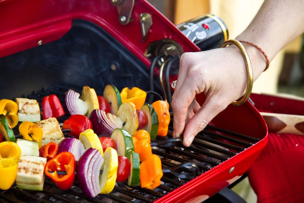 Americana Electric Tabletop Steel Grill, 1500-Watt, 200 Square Inches, 3-Position Element