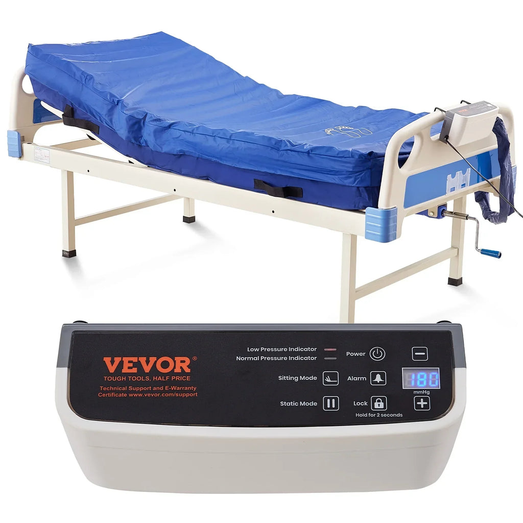 SKYSHALO Alternating Pressure Mattress, Dual-Layer Low Air Loss, 450 Pounds