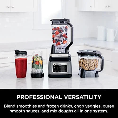 Ninja Professional Plus Kitchen System 1400 WP, 72-oz Blender Pitcher, 64-oz Processor Bowl, 2 24-oz To-Go Cups - BN801