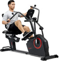 Sunny Health & Fitness Recumbent Elliptical Bluetooth-Enabled Cross Trainer With Arm Exercisers And Low-Entry Seat - SF-RBE4886SMART