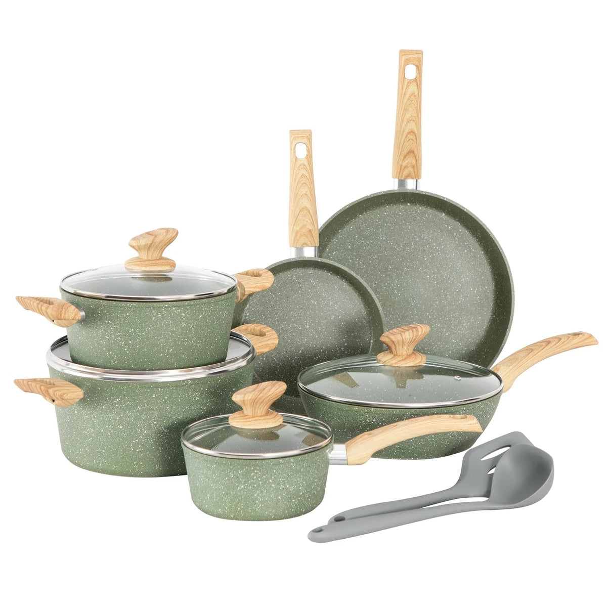 12 Piece Granite Pots And Pans Set