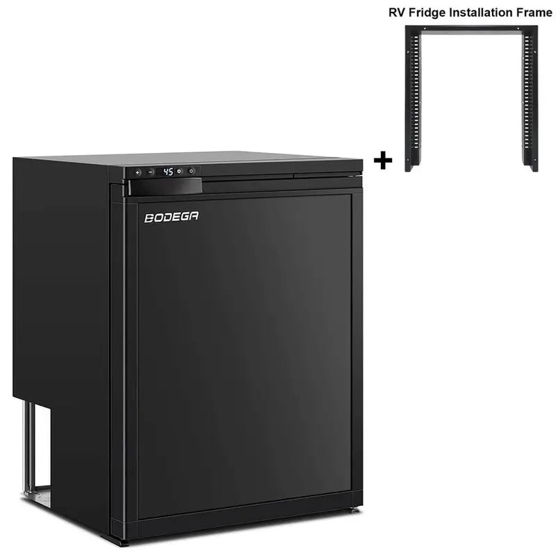 Bodega RV Refrigerator Freezer 2.3 cu ft / 65L Compact Dual-Zone Portable Fridge - CR65