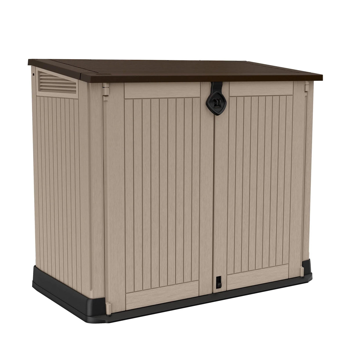 Keter Store-It-Out Midi All-Weather Resin Storage Shed, Beige, 30 Cu Ft