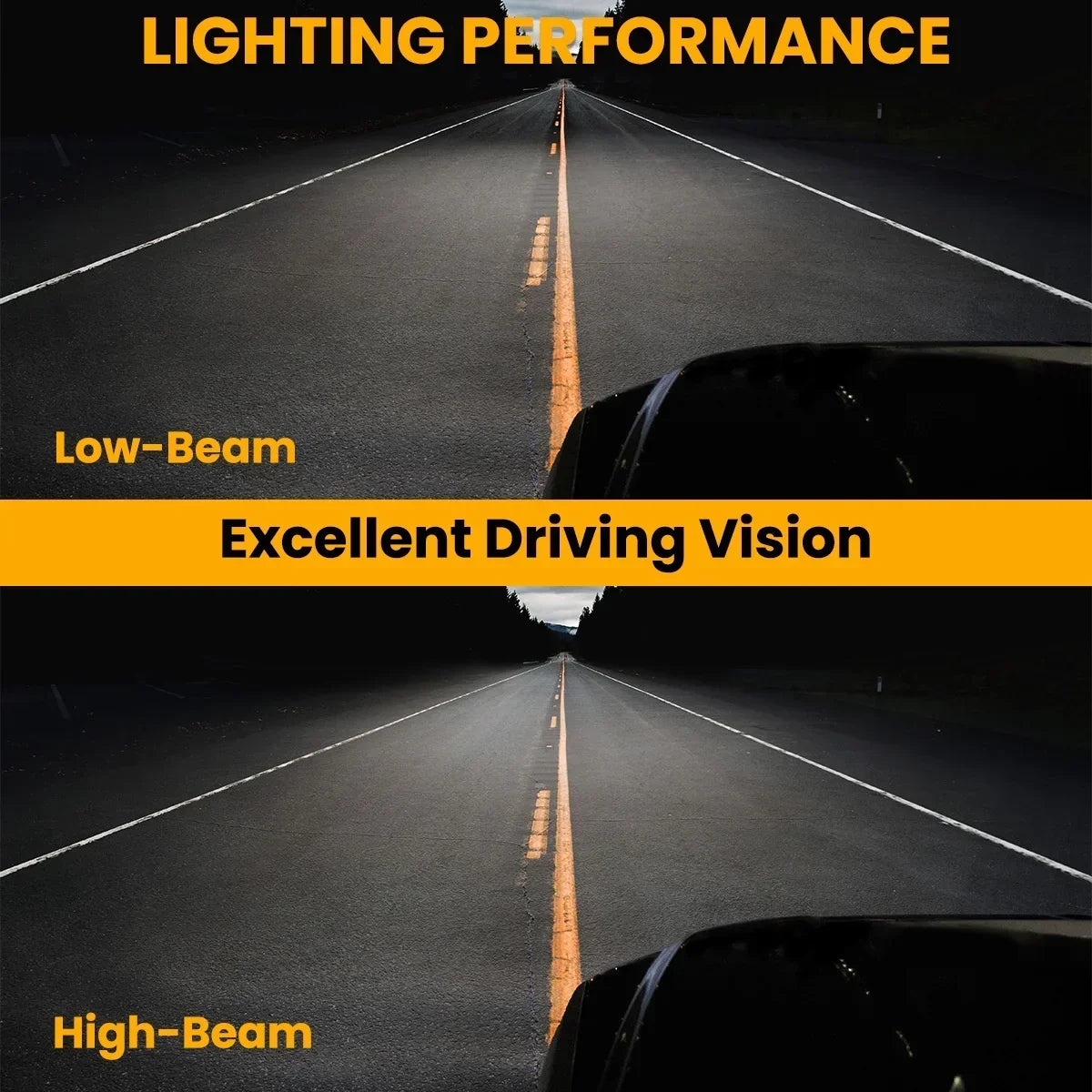 Spec-D Tuning LED Strips Projector Headlights Compatible With 2006-2008 Audi A4/S4 B7 - Left And Right Pair