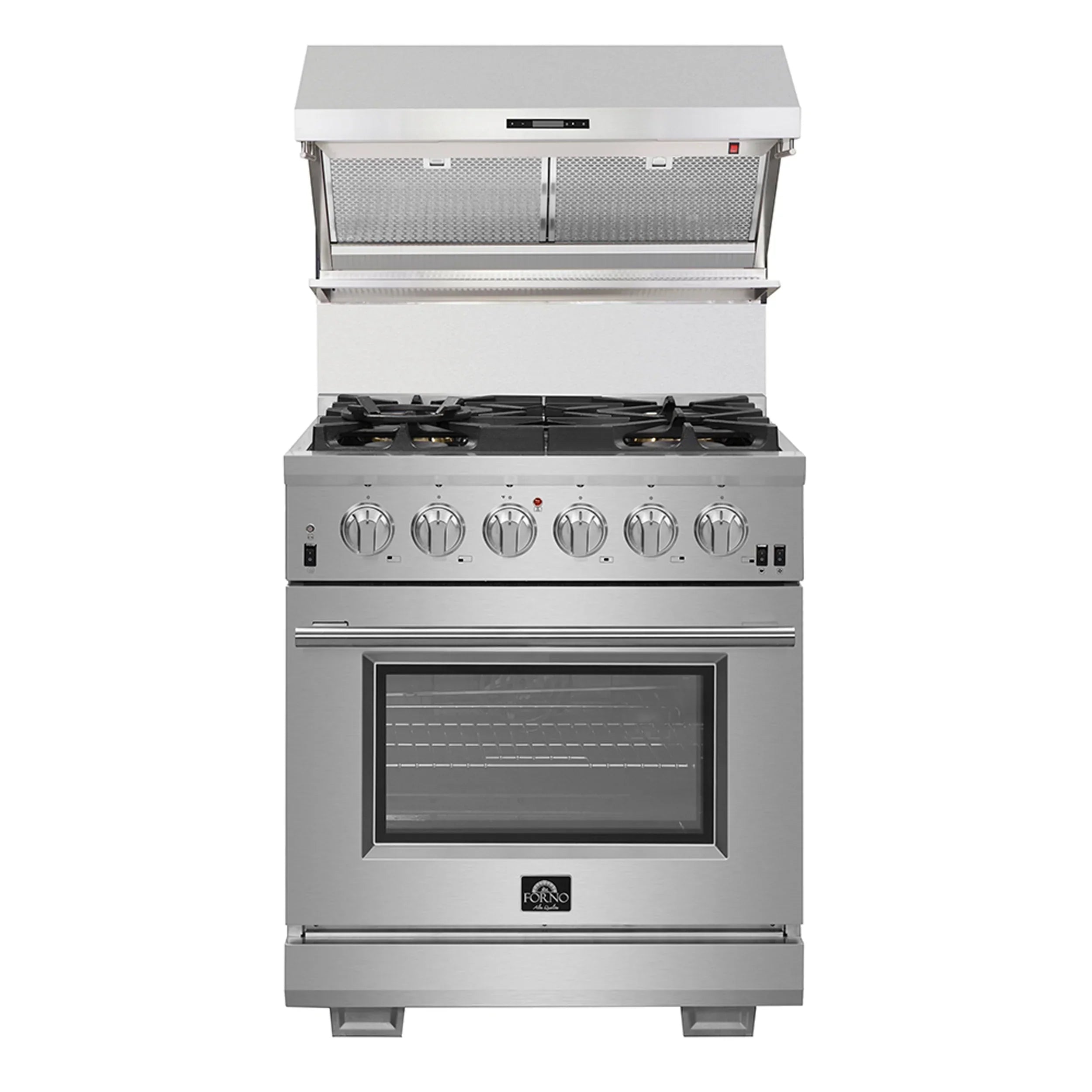 Savona 30in Wall Mount Range Hood With Hybrid Filters And Back Splash