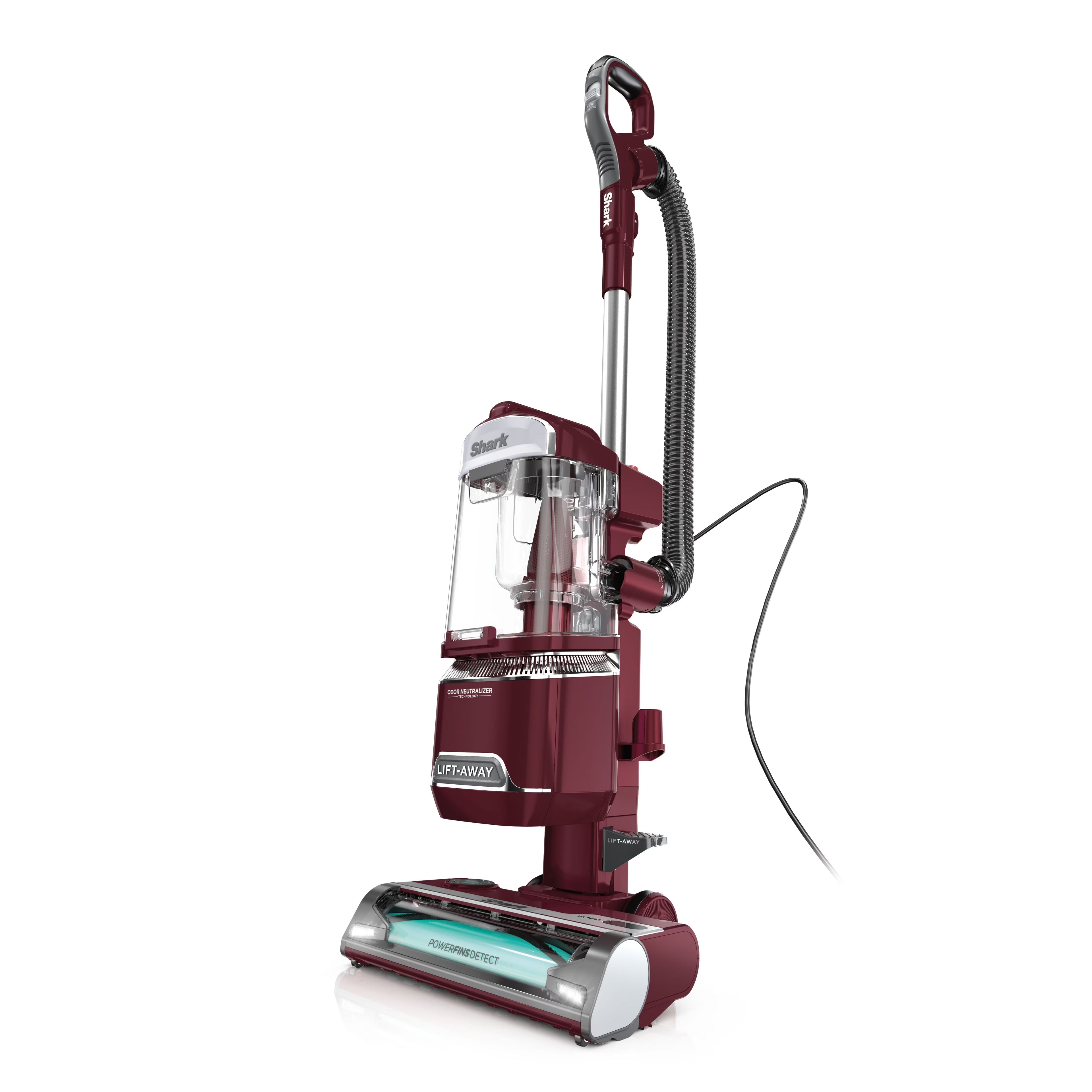 Shark Detect Lift-Away ADV Corded Upright Vacuum With PowerFins Detect And Odor Neutralizer - LA492, Burgundy