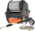 Giraffe Tools Grandfalls Wall Mounted Electric Pressure Washer, 2900 PSI, 2.2 GPM, 100ft Retractable Hose - Super 134