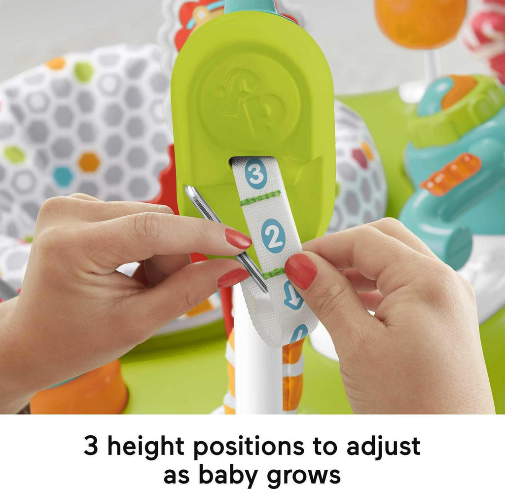 Fisher-Price Fitness Fun Folding Jumperoo Infant Activity Center With Lights And Music - HBM25