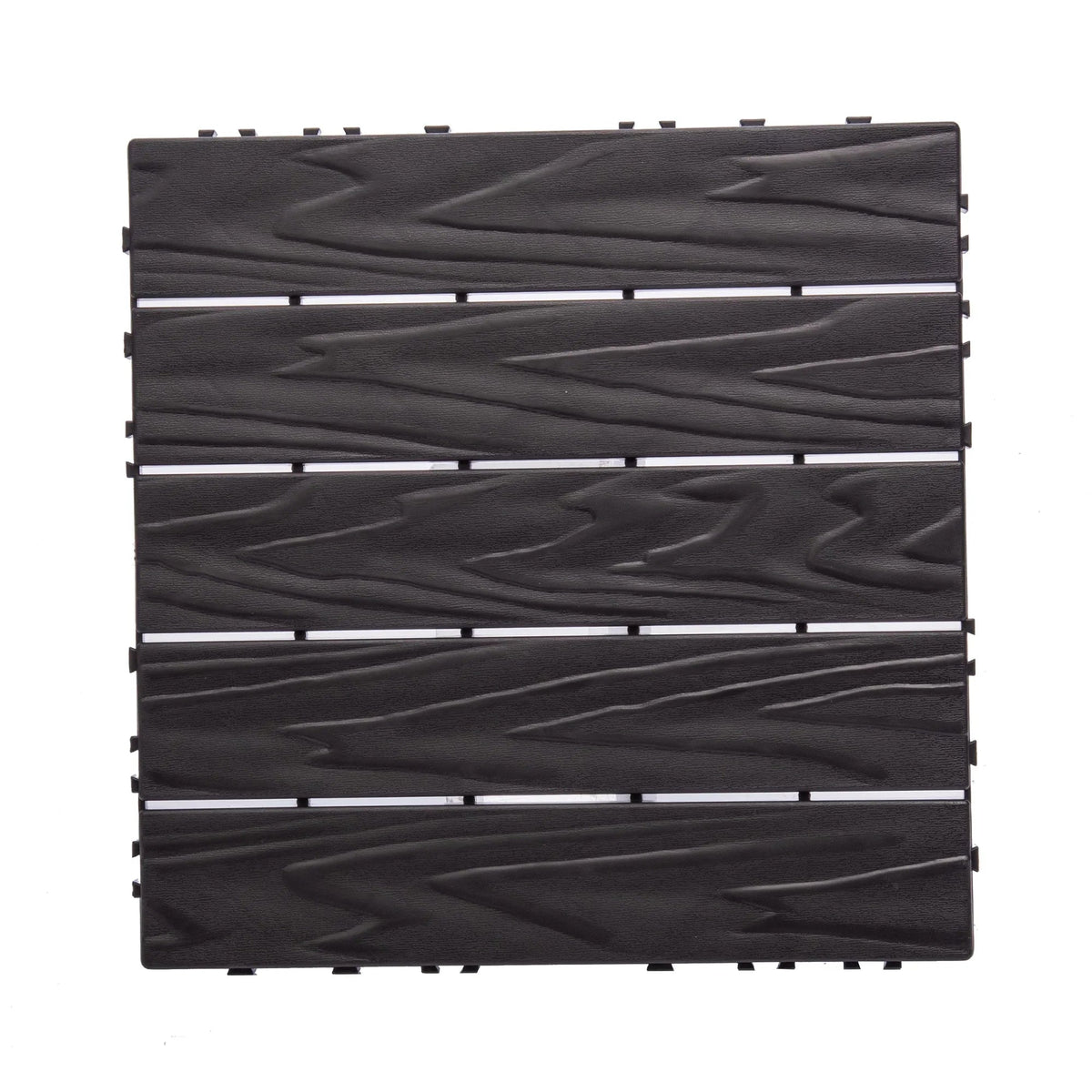 76-Pack Plastic Interlocking Deck Tiles, 68.80 Sq.Ft