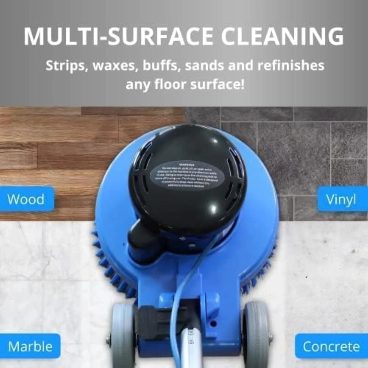 Prolux Core Commercial Floor Polisher Buffer Scrubber Machine With 5 Pads - Core
