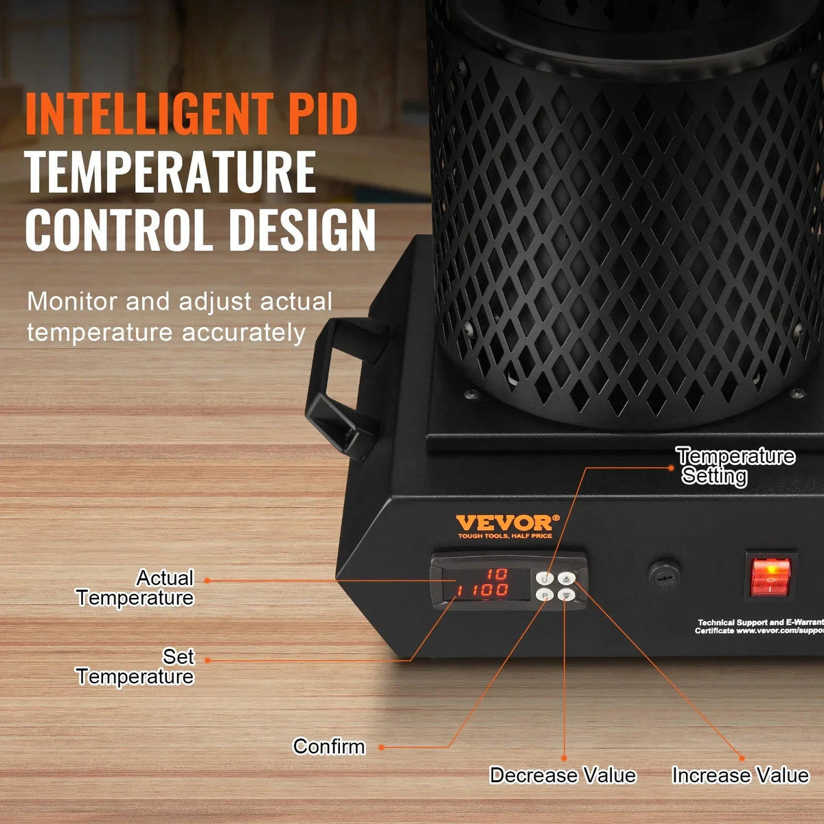 SKYSHALO Gold Melting Furnace, 1 + 3 KG, 1350W