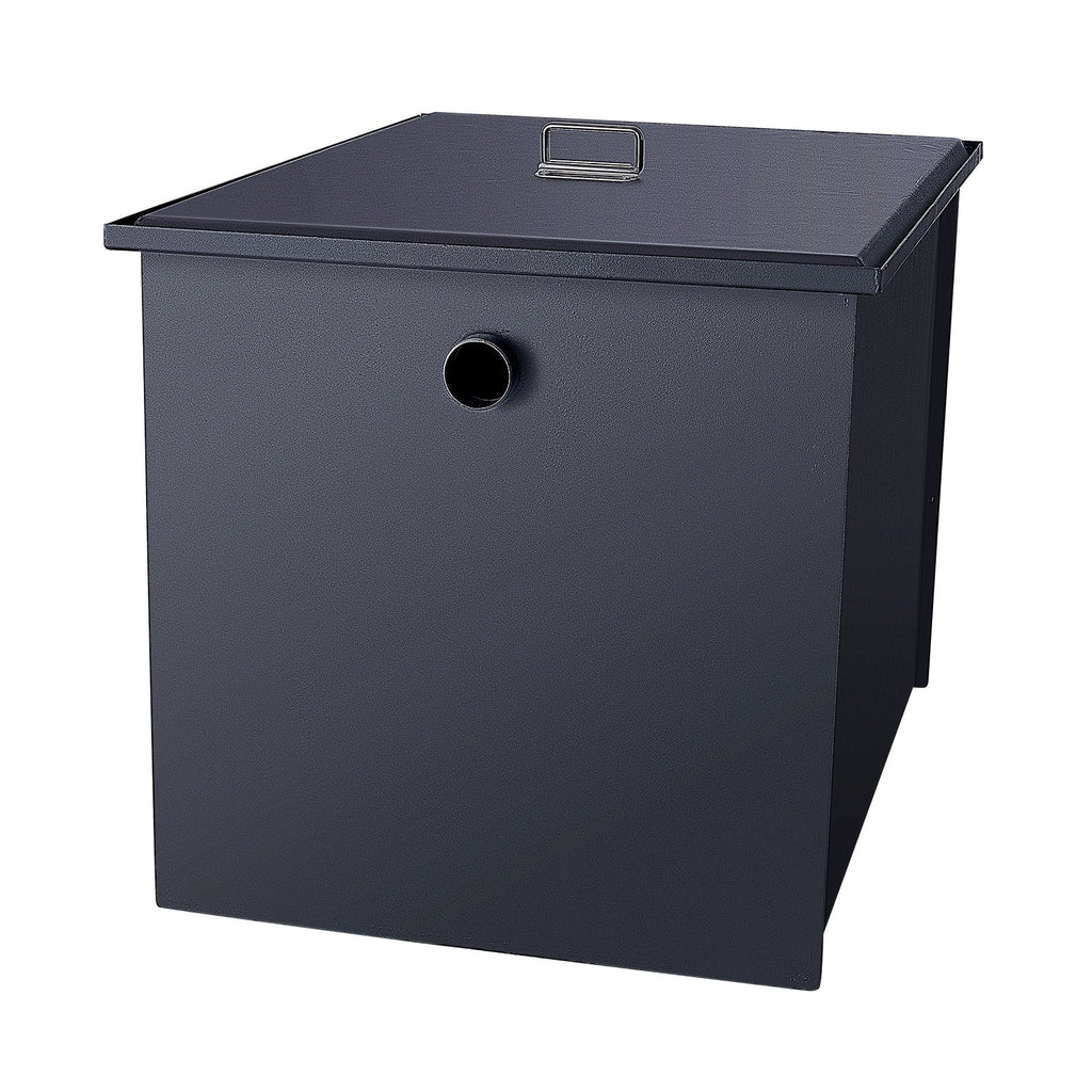 SKYSHALO Commercial Grease Interceptor Trap, 30LBS Carbon Steel