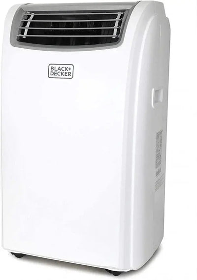 BLACK+DECKER 14,000 BTU Portable Air Conditioner With Heater, White - Remote Control