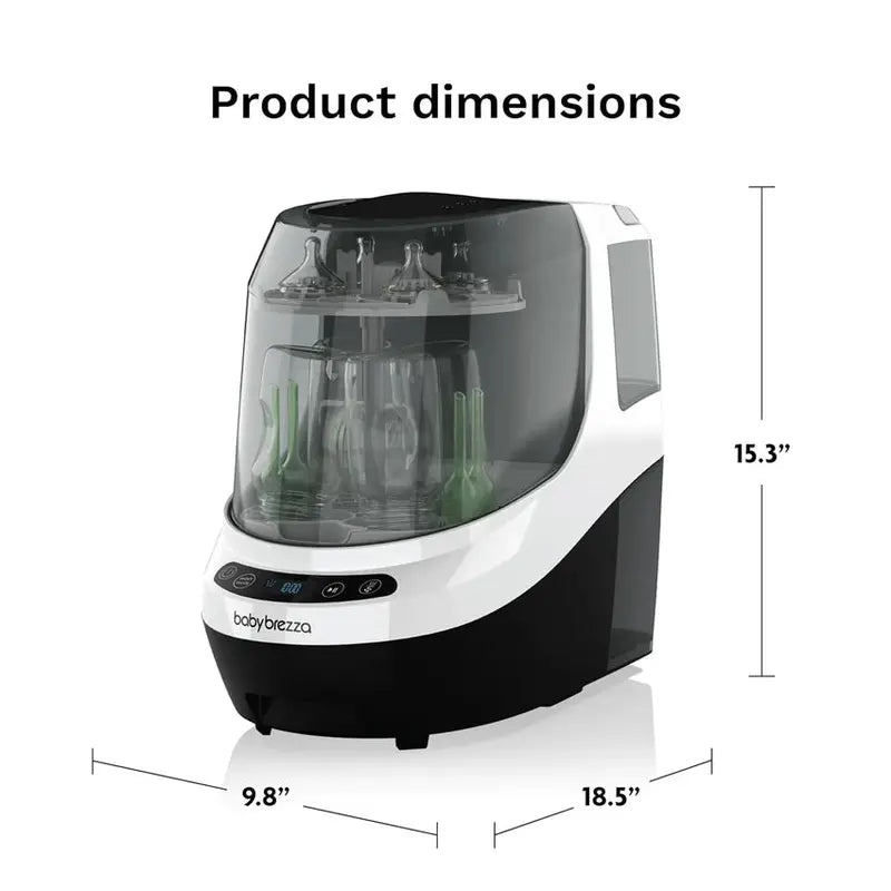 Baby Brezza Baby Bottle Washer Pro Sterilizer And Dryer - 9.8W x 18.5D x 15.3H in