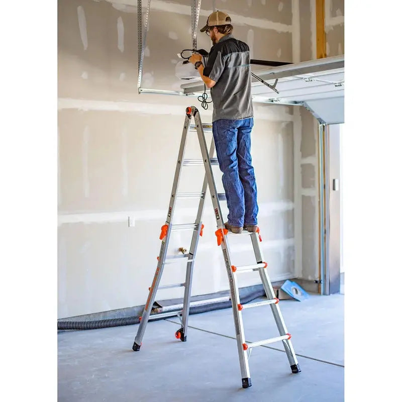Little Giant Velocity 17-Foot Multi-Position Ladder - Type 1A Duty Rating, Aluminum Construction