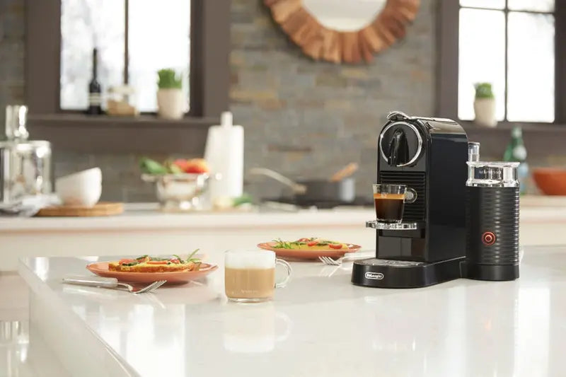 De'Longhi Nespresso Citiz Espresso Machine With Milk Frother, Black - CitiZ & Milk