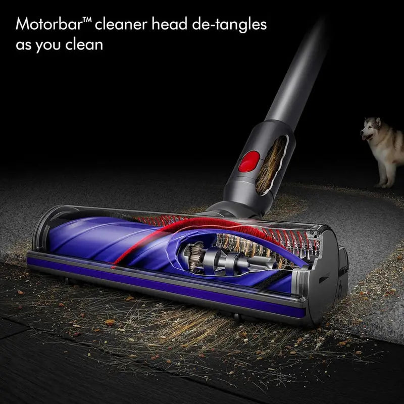 Dyson V8 Cordless Bagless Stick Vacuum Cleaner, Silver/Nickel - SV25