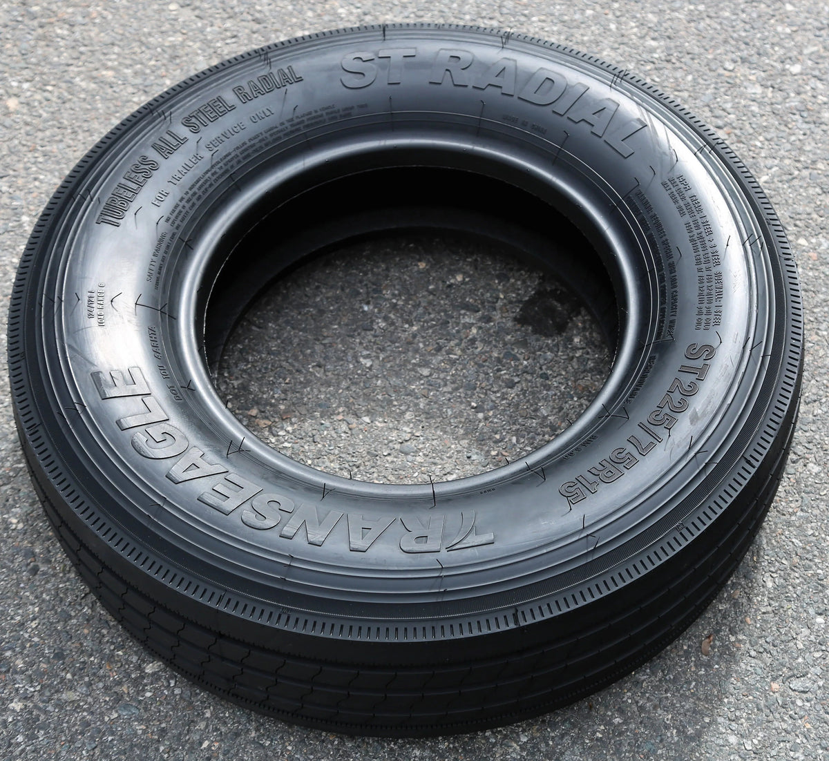 Transeagle All Steel ST Radial ST 225/75R15 Load G 14 Ply Trailer Tires - Set Of 4