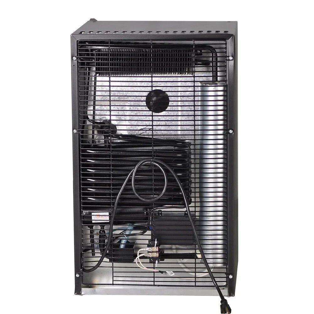 Smad Portable Absorption Mini Fridge 1.7 Cu Ft With Lock, Reversible Door, AC 110V And DC12V