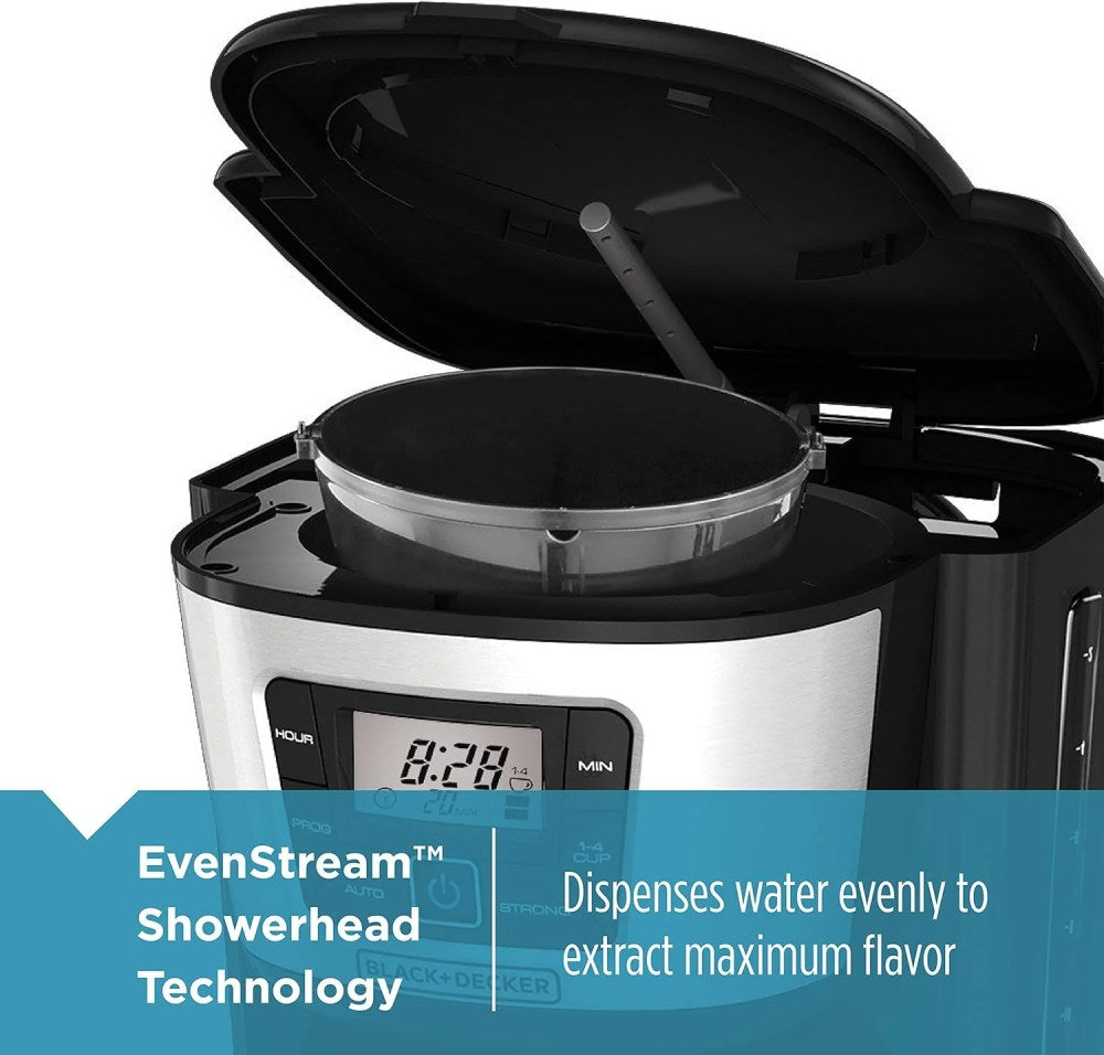 BLACK+DECKER 12-Cup Thermal Coffee Maker With Insulated Stainless Steel Carafe - CM2035B
