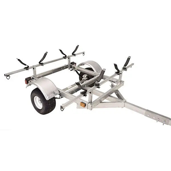 Malone LowMax 2-Kayak Galvanized Steel Trailer With LED Lights And 70 MPH Tires