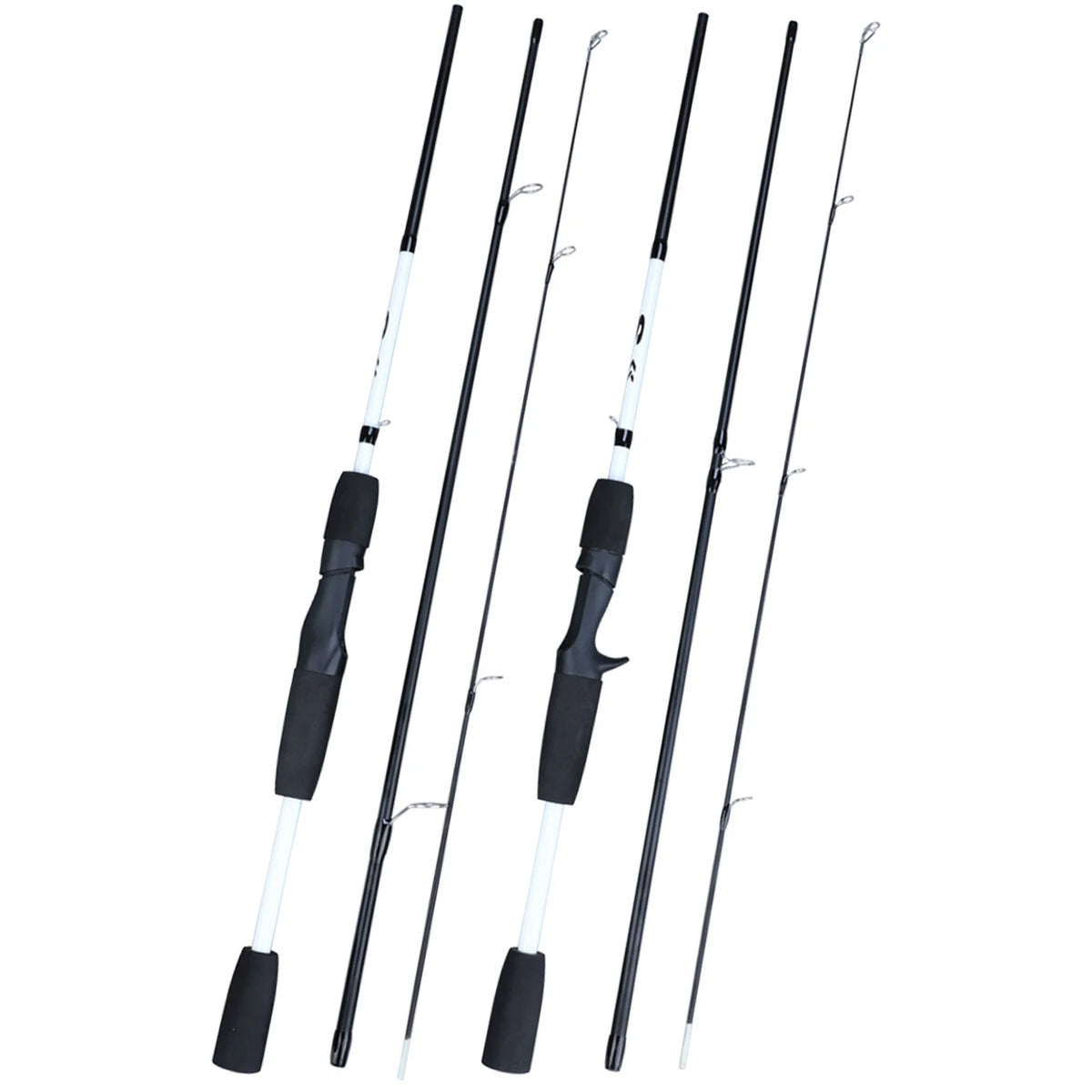Sougayilang Carbon Fiber Spinning Casting Fishing Rod - 2-Section, 3-Section