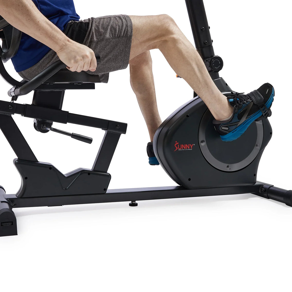 Sunny Health & Fitness Smart Recumbent Exercise Bike, 350 LB Capacity - SF-RB424002
