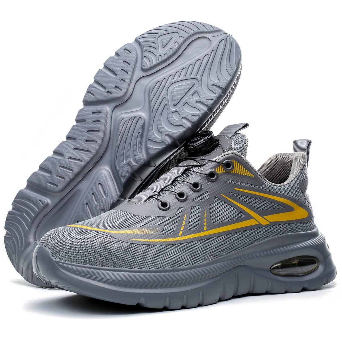 Dial Fit System & Air Cushioning Comfort Steel Toe Shoes