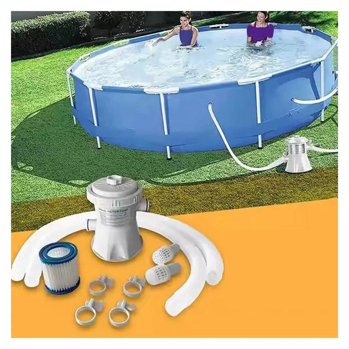 Above Ground Pool Filter Pump - 110V-120V