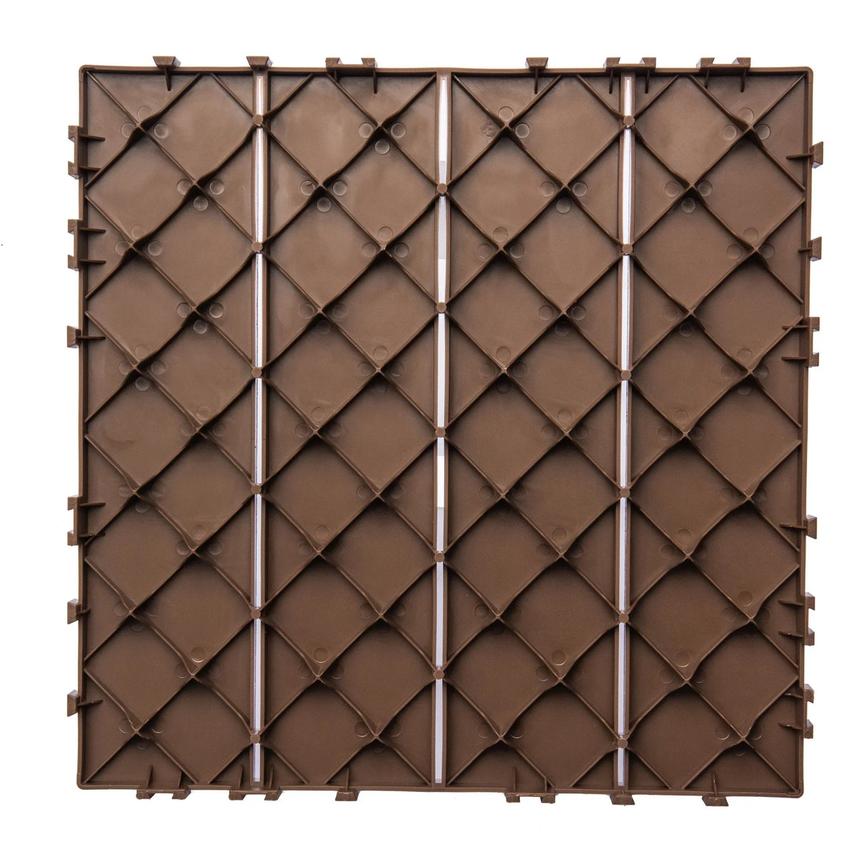 76-Pack Plastic Interlocking Deck Tiles, 68.80 Sq.Ft