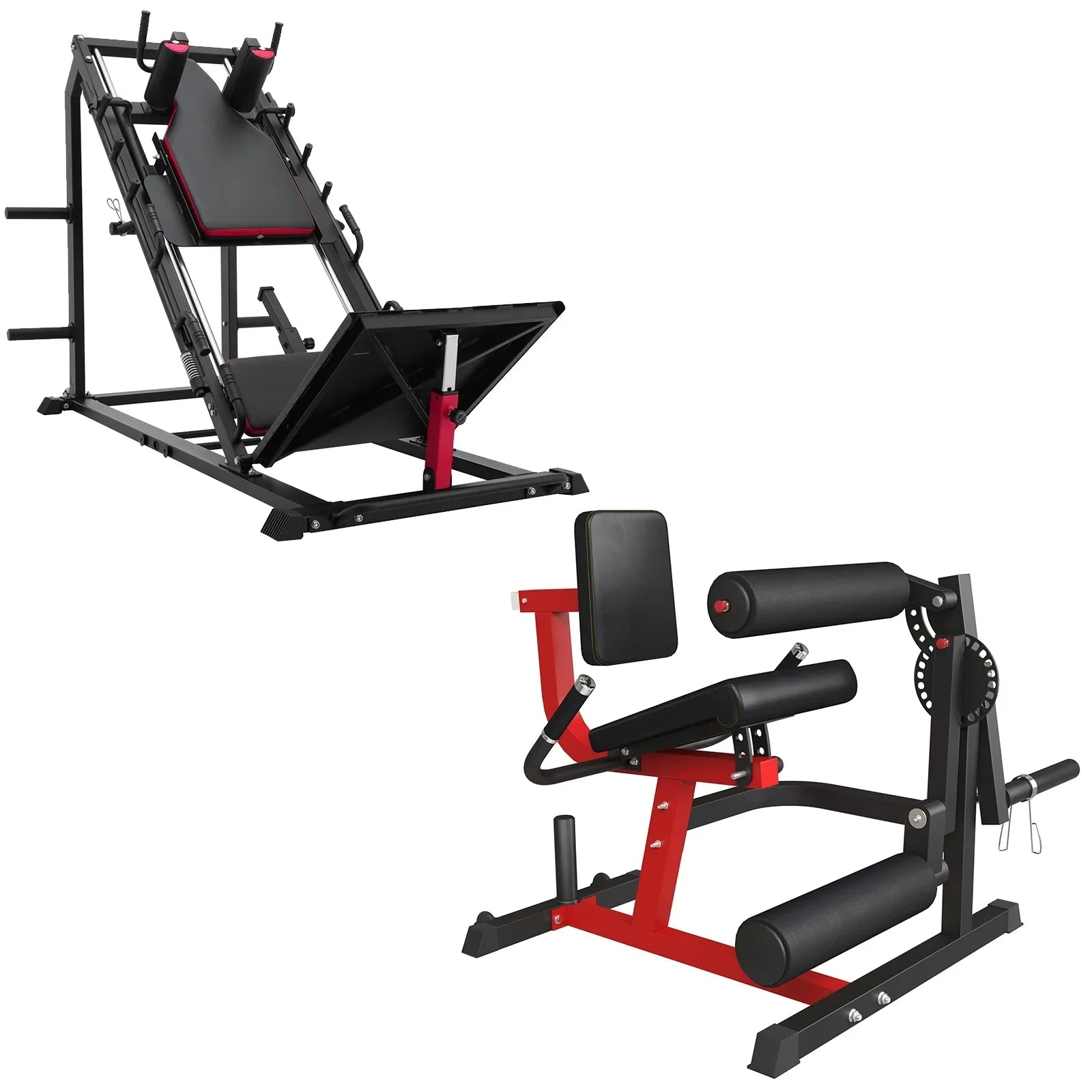 syedee Leg Press, Hack Squat And Leg Extension Machine - Lower Body Home Gym